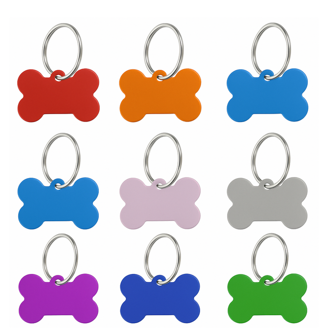 Hundemarke - Knochenform