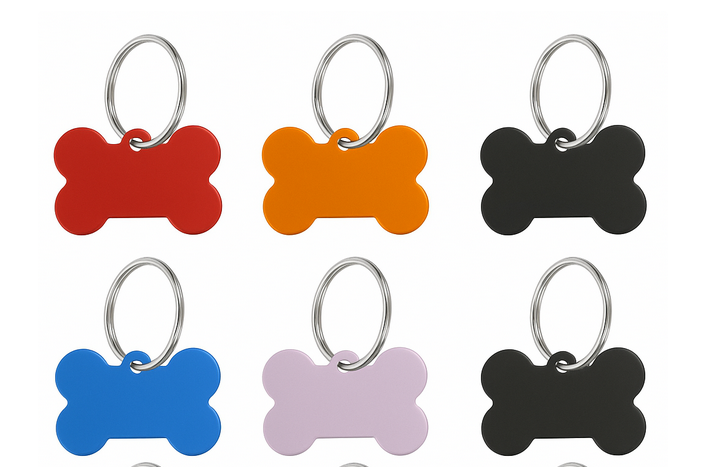 Hundemarke - Knochenform