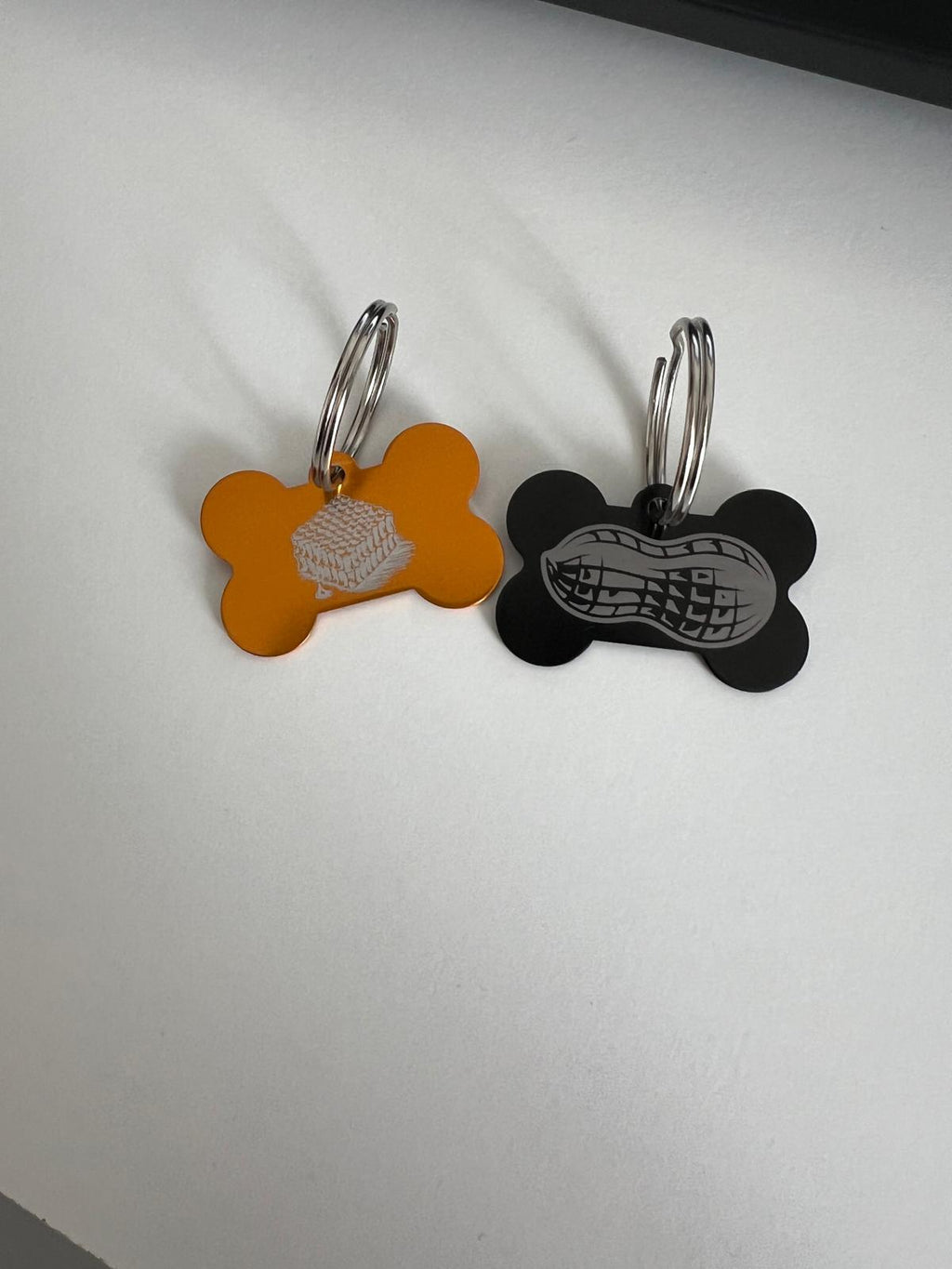 Hundemarke - Knochenform