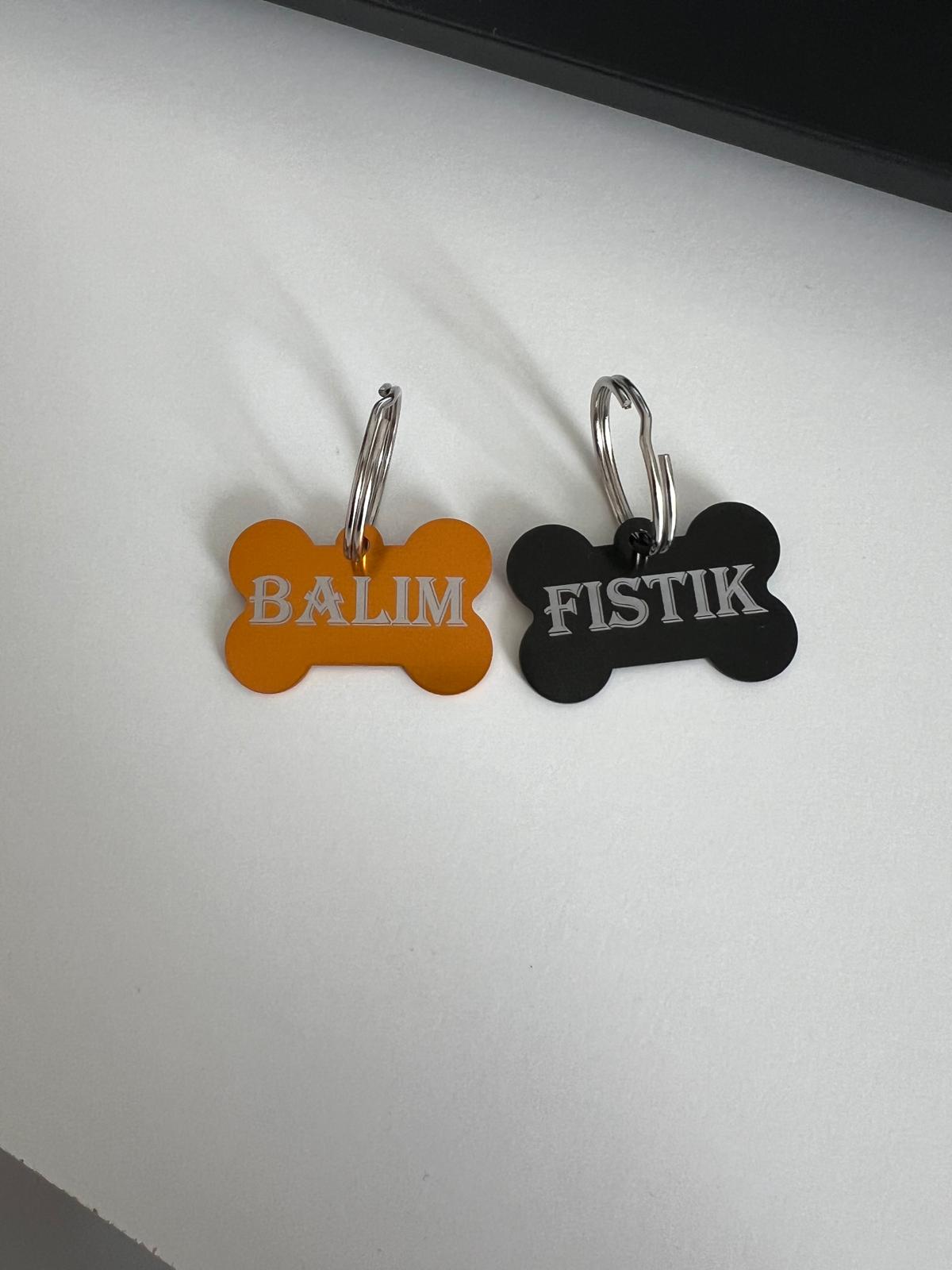 Hundemarke - Knochenform